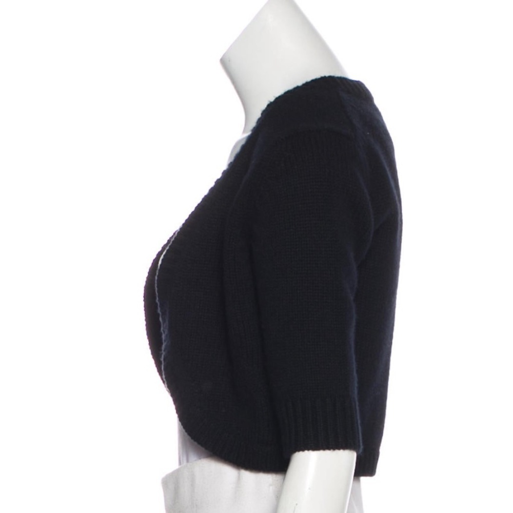 $500 Neiman Marcus 100% Cashmere Luxurious Open Front Shrug - Picture 2 of 9